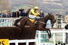 15 March 2019;  AL BOUM PHOTO and Paul Townend clear the final fence in style before gaining success in The Magners Cheltenham Gold Cup Steeple Chase at Cheltenham.     © Peter Mooney, 59 Upper George's Street, Dun Laoghaire, Co. Dublin, Ireland.    Tel:  00 353 (0)86 2589298