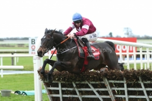 2 December 2018;  APPLE'S JADE, Jack Kennedy up, puts in a fine leap at the final flight before gaining success in The baroneracing.com Hatton's Grace Hurdle at Fairyhouse.      © Peter Mooney 59 Upper George's Street, Dun Laoghaire, Co. Dublin, A96 H2R3, Ireland.    Tel:  00 353 (0)86 2589298