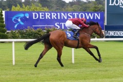 1 July 2020; Know It All, Ben Coen up, winning The Derrinstown Fillies Stakes at Leopardstown.© Peter Mooney, 59 Upper George's Street, Dun Laoghaire, Co. Dublin, A96 H2R3, Ireland  Tel: 00 353 (0)86 2589298