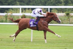 1 July 2020; Red Kelly, Shane Kelly aboard, streaks to a most impressive success in The Holden Plant Rentals Handicap at Leopardstown.© Peter Mooney, 59 Upper George's Street, Dun Laoghaire, Co. Dublin, A96 H2R3, Ireland  Tel: 00 353 (0)86 2589298