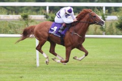 1 July 2020; Red Kelly, Shane Kelly aboard, streaks to a most impressive success in The Holden Plant Rentals Handicap at Leopardstown.© Peter Mooney, 59 Upper George's Street, Dun Laoghaire, Co. Dublin, A96 H2R3, Ireland  Tel: 00 353 (0)86 2589298