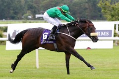 1 July 2020; Sinawann, Ronan Whelan up, winning The Amethyst Stakes at Leopardstown.© Peter Mooney, 59 Upper George's Street, Dun Laoghaire, Co. Dublin, A96 H2R3, Ireland  Tel: 00 353 (0)86 2589298