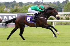 1 July 2020; Sinawann, Ronan Whelan up, winning The Amethyst Stakes at Leopardstown.© Peter Mooney, 59 Upper George's Street, Dun Laoghaire, Co. Dublin, A96 H2R3, Ireland  Tel: 00 353 (0)86 2589298