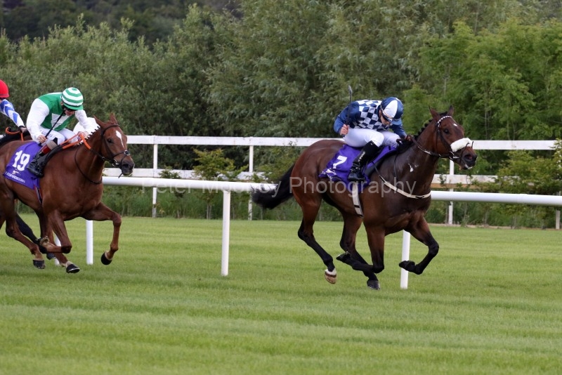 6 June 2019;   BECKWITH PLACE and Ronan Whelan stride to success in The 'Ham Sandwich' Handicap at Leopardstown.      © Peter Mooney, 59 Upper George's Street, Dun Laoghaire, Co. Dublin, Ireland.    Tel:  00 353 (0)86 2589298
