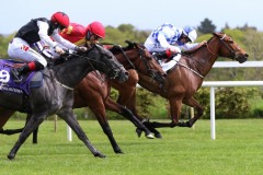 9 May 2021;  Eaglefield and Kevin Manning winning The John R Fitzpatrick Agricultural Contractor Maiden at Leopardstown.© Peter Mooney, 59 Upper George's Street, Dun Laoghaire, Co. Dublin, A96 H2R3, Ireland  Tel: 00 353 (0)86 2589298