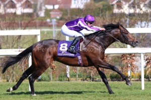 14 April 2021;  Lope Y Fernandez, Seamie Heffernan up, gains a facile success in The Heritage Stakes at Leopardstown© Peter Mooney, 59 Upper George's Street, Dun Laoghaire, Co. Dublin, A96 H2R3, Ireland  Tel: 00 353 (0)86 2589298