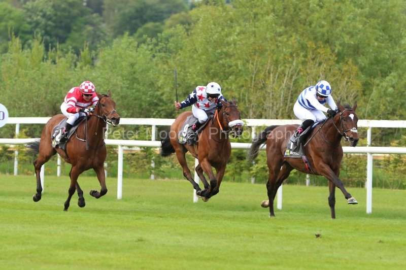 17 May 2019;  ARTHURIAN FAME and Hayley Turner run out comfortable winner's of The Microsoft Cup Lady Riders Handicap at Leopardstown.      © Peter Mooney, 59 Upper George's Street, Dun Laoghaire, Co. Dublin A96 H2R3, Ireland.  Tel:  00 353 (0)86 2589298
