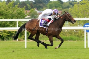 17 May 2019;  TWILIGHT PAYMENT, Kevin Manning up, winning The Saval Beg Levmoss Stakes at Leopardstown.      © Peter Mooney, 59 Upper George's Street, Dun Laoghaire, Co. Dublin A96 H2R3, Ireland.  Tel:  00 353 (0)86 2589298