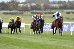 4 November 2018;  WARNAQ, Robbie Colgan aboard, scores a ready success in The Bet At Toals.com Handicap at Naas.      © Peter Mooney, 59 Upper George's Street, Dun Laoghaire, Co. Dublin, Ireland.    Tel:  00 353 (0)86 2589298