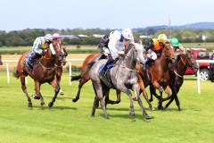 5 August 2019;   SHE'S MY DREAM and Sean Byrne sweep to success in The Naas Racecourse Handicap at Naas.      © Peter Mooney, 59 Upper George's Street, Dun Laoghaire, Co. Dublin, Ireland.    Tel:  00 353 (0)86 2589298