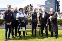 5 August 2019;   The winning connections with SHE'S MY DREAM after their success in The Naas Racecourse Handicap at Naas.      © Peter Mooney, 59 Upper George's Street, Dun Laoghaire, Co. Dublin, Ireland.    Tel:  00 353 (0)86 2589298