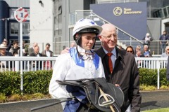 5 August 2019;   Sean Byrne and John Oxx after SHE'S MY DREAM had won The Naas Racecourse Handicap at Naas.      © Peter Mooney, 59 Upper George's Street, Dun Laoghaire, Co. Dublin, Ireland.    Tel:  00 353 (0)86 2589298