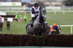 8 March 2020;  Capuccimix, Robbie Power up, clears the final fence before winning The MansionBet 'GetItReady' For Cheltenham Leinster National Handicap Steeplechase at Naas.      © Peter Mooney, 59 Upper George's Street, Dun Laoghaire, Co. Dublin A96 H2R3, Ireland.    Tel:  00 353 (0)86 2589298