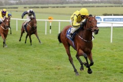 1 Novemberber 2020;   With Thanks and Chris Hayes storm to victory in The Irish Stallion Farms European Breeders Fund Athasi Stakes at Naas. © Peter Mooney, 59 Upper George's Street, Dun Laoghaire, Co. Dublin, A96 H2R3, Ireland  Tel: 00 353 (0)86 2589298