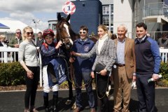 11 May 2019;  The winning connections with LORELEI ROCK after they had won The Irish Stallion Farms European Breeders Fund Maiden at Naas.© Peter Mooney, 59 Upper George's Street, Dun Laoghaire, Co. Dublin, Ireland.    Tel:  00 353 (0)86 2589298
