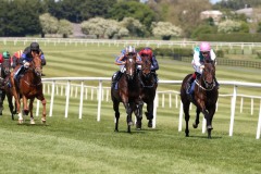 11 May 2019;  SISKIN and Colin Keane, right, run out easy winners of The Irish Stallion Farms European Breeders Fund Race at Naas.© Peter Mooney, 59 Upper George's Street, Dun Laoghaire, Co. Dublin, Ireland.    Tel:  00 353 (0)86 2589298