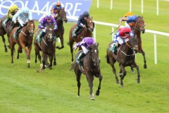 19 May 2019;  SO PERFECT and Ryan Moore winning The Goffs Lacken Stakes at Naas.      © Peter Mooney, 59 Upper George's Street, Dun Laoghaire, Co. Dublin, Ireland.    Tel:  00 353 (0)86 2589298