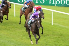 19 May 2019;  SO PERFECT and Ryan Moore winning The Goffs Lacken Stakes at Naas.      © Peter Mooney, 59 Upper George's Street, Dun Laoghaire, Co. Dublin, Ireland.    Tel:  00 353 (0)86 2589298