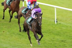 19 May 2019;  SO PERFECT and Ryan Moore winning The Goffs Lacken Stakes at Naas.      © Peter Mooney, 59 Upper George's Street, Dun Laoghaire, Co. Dublin, Ireland.    Tel:  00 353 (0)86 2589298