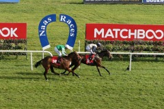 21 October 2018;  CHICAGO MAY, Colin Keane up, winning The Matchbook Irish European Breeders Fund Birdcatcher Premier Nursey Handicap at Naas.      © Peter Mooney, 59 Upper George's Street, Dun Laoghaire, Co. Dublin, Ireland.    Tel:  00 353 (0)86 2589298