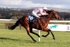21 October 2018;  SARROCHI, Seamie Heffernan up, winning The Rathasker Clodovil Irish European Breeders Fund Garnet Stakes at Naas.      © Peter Mooney, 59 Upper George's Street, Dun Laoghaire, Co. Dublin, Ireland.    Tel:  00 353 (0)86 2589298