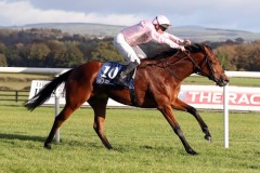 21 October 2018;  SARROCHI, Seamie Heffernan up, winning The Rathasker Clodovil Irish European Breeders Fund Garnet Stakes at Naas.      © Peter Mooney, 59 Upper George's Street, Dun Laoghaire, Co. Dublin, Ireland.    Tel:  00 353 (0)86 2589298