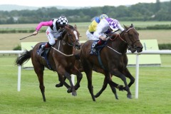 19 July 2019;  LEAGAN GAEILGE, Kevin Manning up, winning The Caragh Nurseries Handicap at Naas.      © Peter Mooney, 59 Upper George's Street, Dun Laoghaire, Co. Dublin, Ireland.    Tel:  00 353 (0)86 2589298