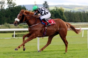 18 September 2021;   Astadash, ridden by Wayne Lordan, winning The Denny Cordell Lavarack & Lanwades Stud Fillies Stakes at Gowran Park.  © Peter Mooney, 59 Upper George's Street, Dun Laoghaire, Co. Dublin, A96 H2R3, Ireland  Tel: 00 353 (0)86 2589298