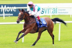 15 July 2017;  ENABLE and Frankie Dottori comfortably claiming The Darley Irish Oaks at The Curragh.      © Peter Mooney, 59 Upper George's Street, Dun Laoghaire, Co. Dublin A96 H2R3, Ireland.  Tel:  00 353 (0)86 2589298