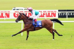 15 July 2017;  ENABLE and Frankie Dottori comfortably claiming The Darley Irish Oaks at The Curragh.      © Peter Mooney, 59 Upper George's Street, Dun Laoghaire, Co. Dublin A96 H2R3, Ireland.  Tel:  00 353 (0)86 2589298