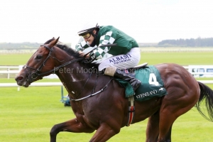 9 August 2020;   Lucky Vega and Shane Foley storm to success in The Keeneland Phoenix Stakes at The Curragh.© Peter Mooney, 59 Upper George's Street, Dun Laoghaire, Co. Dublin, A96 H2R3, Ireland  Tel: 00 353 (0)86 2589298