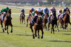 17 April 2021;  Abeona, Oisin Orr up, scores a comfortable success in The TRI Equestrian Irish European Breeders Fund Maiden at The Curragh.© Peter Mooney, 59 Upper George's Street, Dun Laoghaire, Co. Dublin, A96 H2R3, Ireland  Tel: 00 353 (0)86 2589298