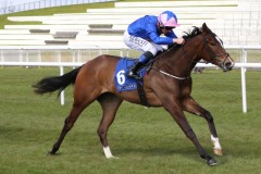 17 April 2021;  Cheerupsleepyjean, Colin Hayes aboard, winning The Irish Stallion Farms European Breeders Fund Race at The Curragh.© Peter Mooney, 59 Upper George's Street, Dun Laoghaire, Co. Dublin, A96 H2R3, Ireland  Tel: 00 353 (0)86 2589298