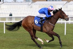 17 April 2021;  Cheerupsleepyjean, Colin Hayes aboard, winning The Irish Stallion Farms European Breeders Fund Race at The Curragh.© Peter Mooney, 59 Upper George's Street, Dun Laoghaire, Co. Dublin, A96 H2R3, Ireland  Tel: 00 353 (0)86 2589298