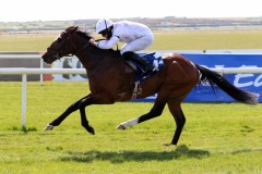 17 April 2021;  Lancaster House, ridden by Ryan Moore readily wins The TRI Equestrian Gladness Stakes at The Curragh.© Peter Mooney, 59 Upper George's Street, Dun Laoghaire, Co. Dublin, A96 H2R3, Ireland  Tel: 00 353 (0)86 2589298