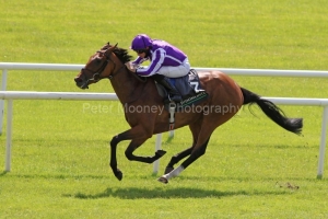 17 July 2021; Snowfall storms to victory under Ryan Moore in The Juddmote Irish Oaks at The Curragh.© Peter Mooney, 59 Upper George's Street, Dun Laoghaire, Co. Dublin, A96 H2R3, Ireland  Tel: 00 353 (0)86 2589298