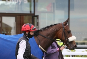 26 June 2020; A Ma Chere and Oisin Orr after they had won The Phoenix Of Spain Irish European Breeders Fund Fillies Maiden at The Curragh.     © Peter Mooney, 59 Upper George's Street, Dun Laoghaire, Co. Dublin A96 H2R3, Ireland.    Tel:  00 353 (0)86 2589298