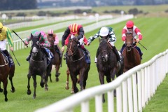 28 September 2019; BOPEDRO and Kevin Manning winning The Cross' Supervalu Newbridge Handicap at The Curragh.      © Peter Mooney, 59 Upper George's Street, Dun Laoghaire, Co. Dublin A96 H2R3, Ireland.    Tel:  00 353 (0)86 2589298
