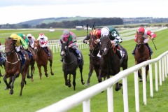 28 September 2019; BOPEDRO and Kevin Manning winning The Cross' Supervalu Newbridge Handicap at The Curragh.      © Peter Mooney, 59 Upper George's Street, Dun Laoghaire, Co. Dublin A96 H2R3, Ireland.    Tel:  00 353 (0)86 2589298
